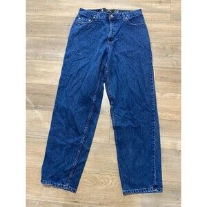 Vintage Y2K Levi’s SilverTab Mens 34X32 Baggy Wide Leg Loose Jeans Dark Blue USA